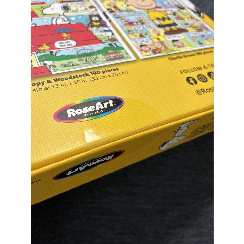 Peanuts 3 x 100 Pc Jigsaw Puzzles, Brand New-Sealed Box! - Picture 4 of 4